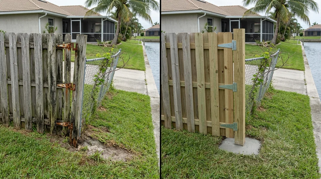 Result fence in Cape Coral - Cape Coral Fence Company